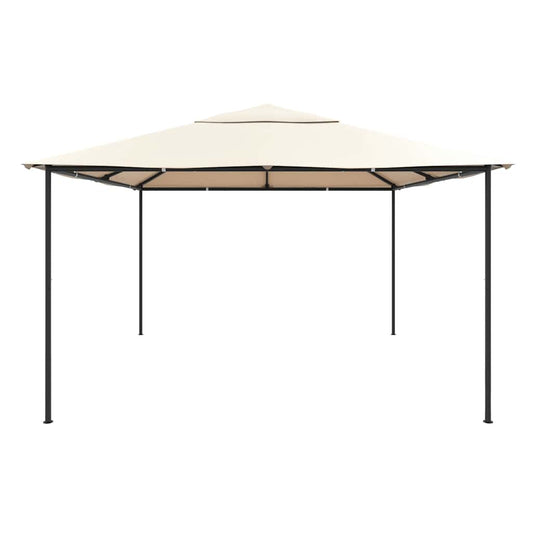 Prieel 4x4 m staal beige