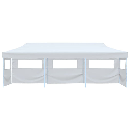 Partytent Pop-Up Met 5 Zijwanden 3X9 M Wit