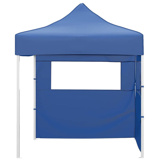 Partytent Inklapbaar 2X2 M Staal Blauw