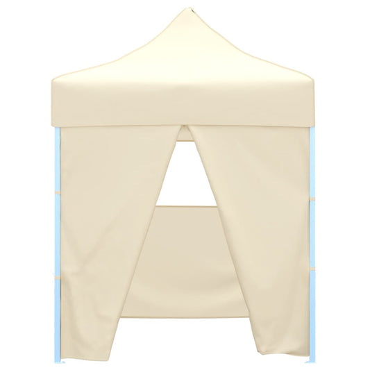 Partytent Met 4 Zijwanden Inklapbaar 2X2 M Staal