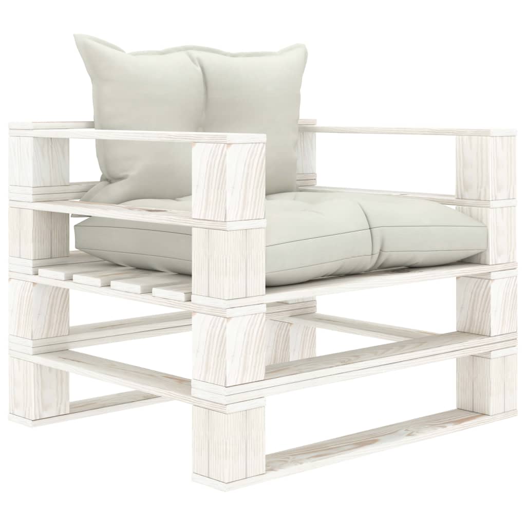 Tuinbank Met E Kussens Pallet Hout