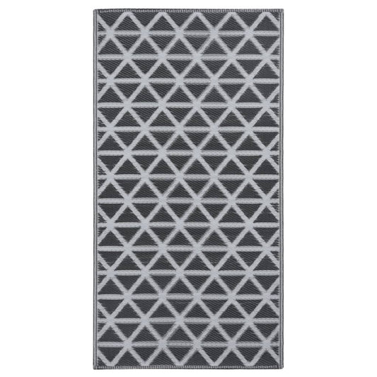 Buitenkleed ARAKIL 80x150 cm PP zwart