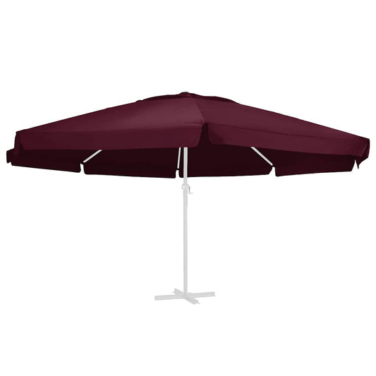 Vervangingsdoek voor parasol 610 cm bordeauxrood