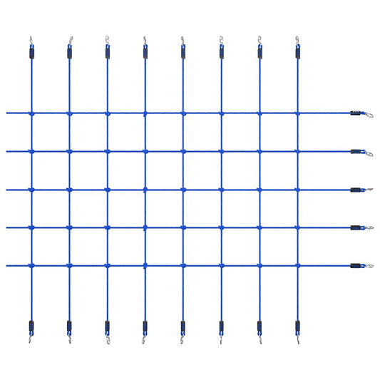 Klimnet 200x150 cm blauw