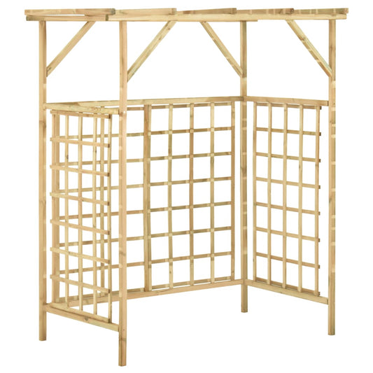 Pergola Voor 2 Containers Geïmpregneerd Grenenhout