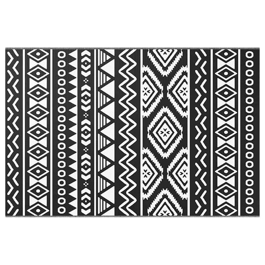 Buitenkleed Arakil Polypropeen Zwart Zwart Patroon