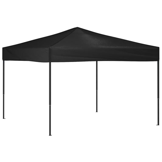 Partytent inklapbaar 3x3 m zwart