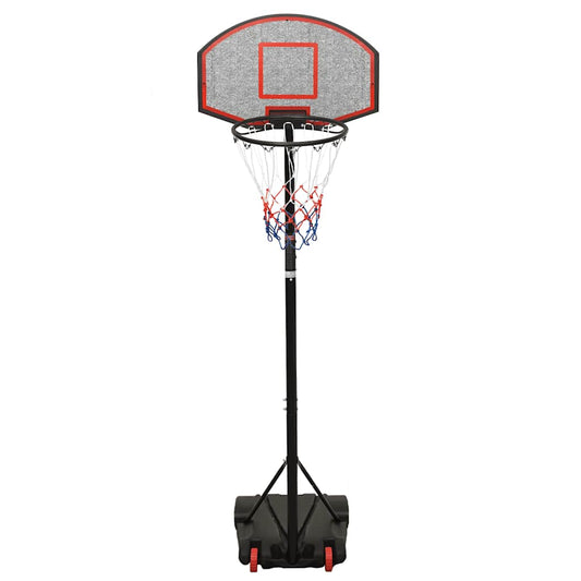 Basketbalstandaard 216-250 cm polyethyleen zwart