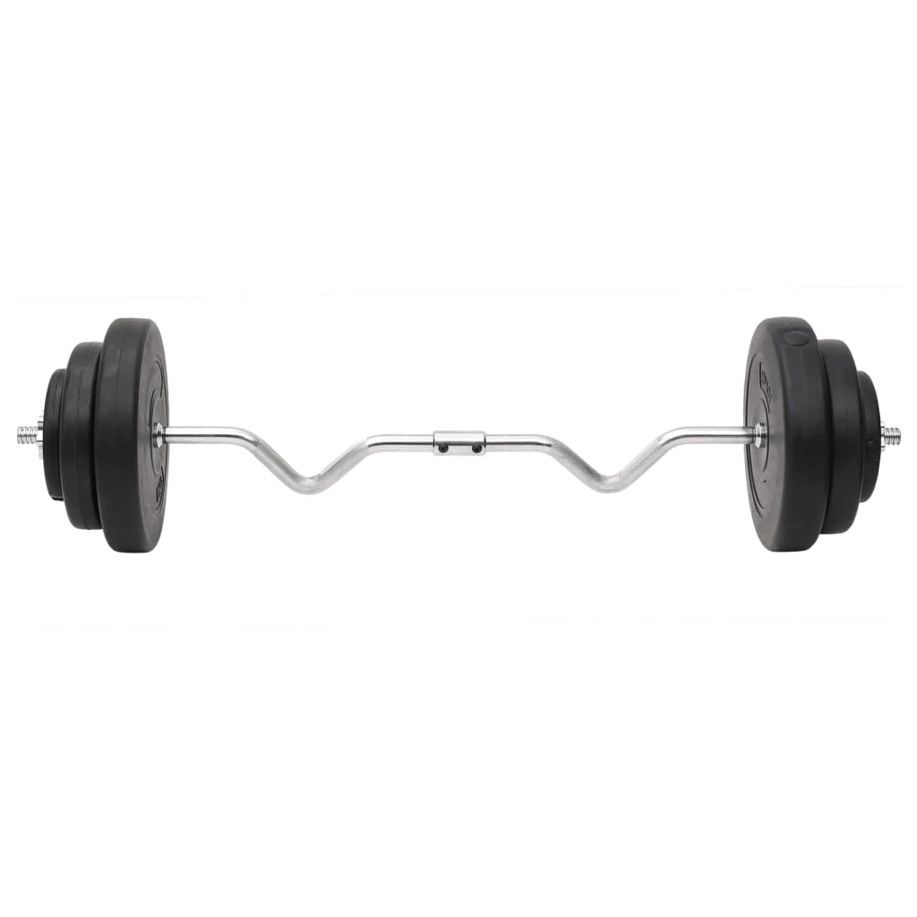 Halterset met gewichten curl 60 kg