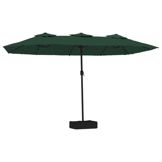 Parasol dubbel 449x265 cm groen