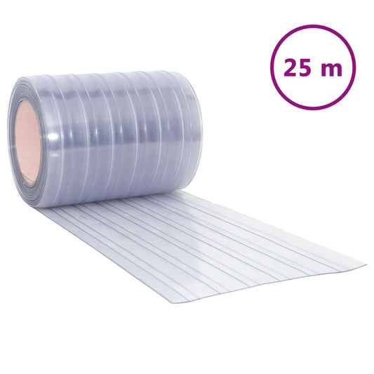 Deurgordijn 300x2,6 mm 25 m PVC transparant