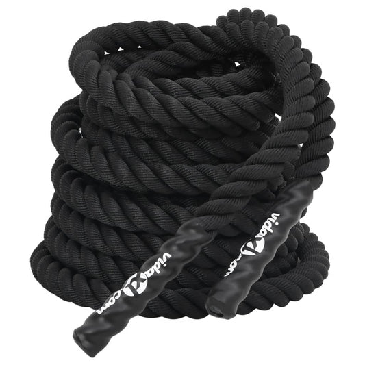 Battle Rope Zwart 12 m 9 kg Polyester