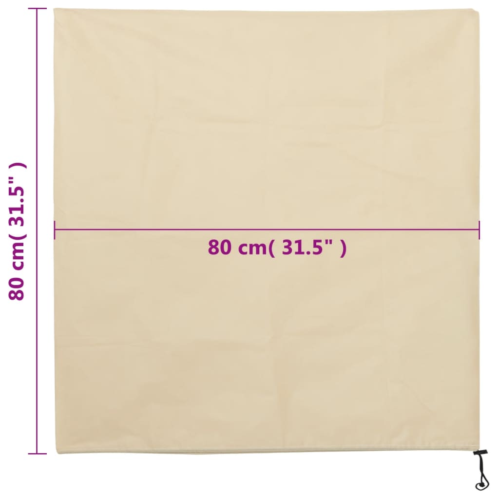 Vlieshoezen Voor Planten Met Trekkoord 70 G/M² 0,8X0,8 M