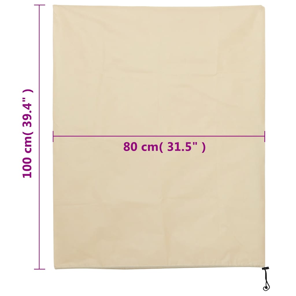 Plantenhoezen Met Trekkoord 70 G/M² 0,8X1 M