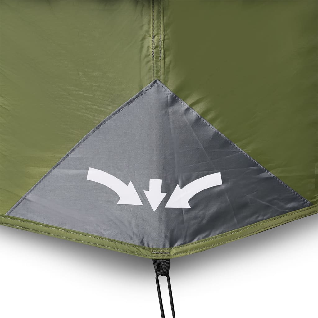 Tent Met Led 10-Persoons Snelontgrendeling Licht Groen