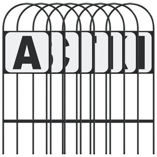 Dressuurletters 8 st staal