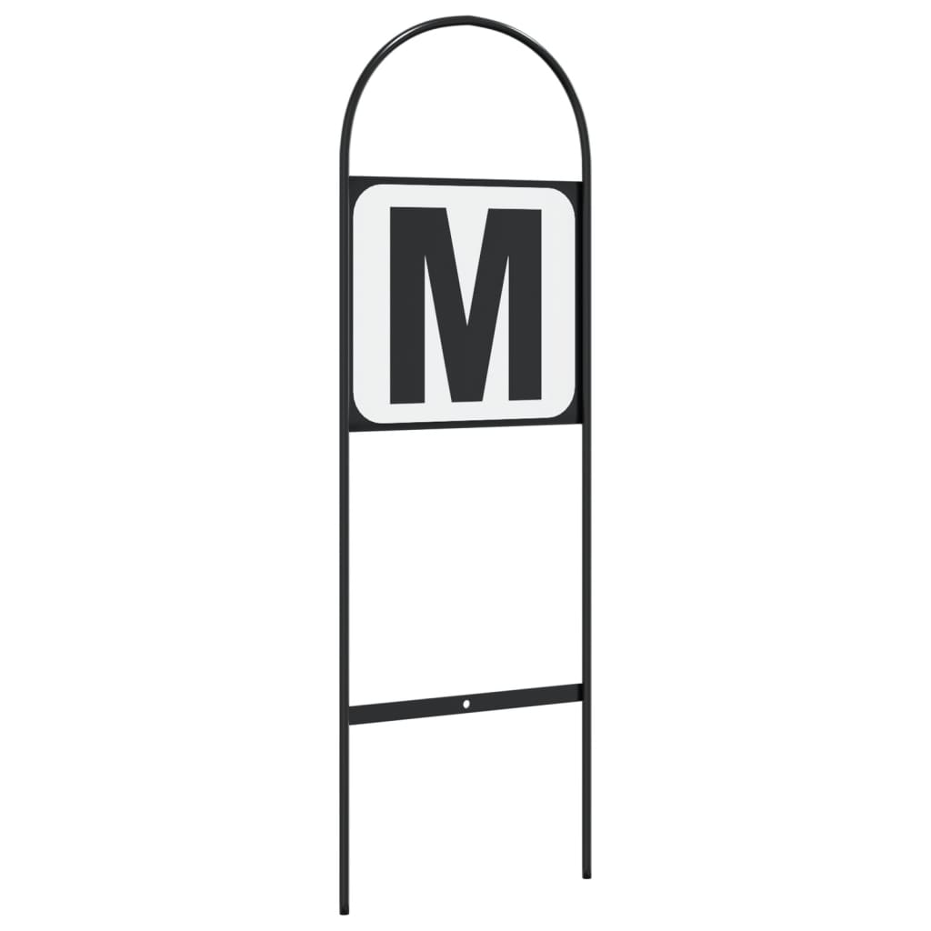 Dressuurletters 8 st staal