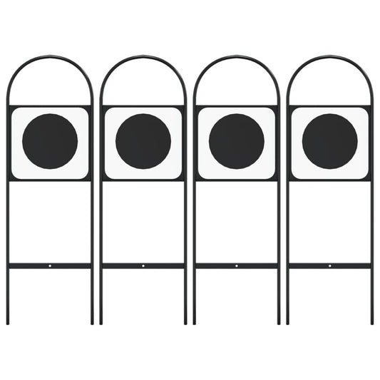 Dressuurletters 4 st staal