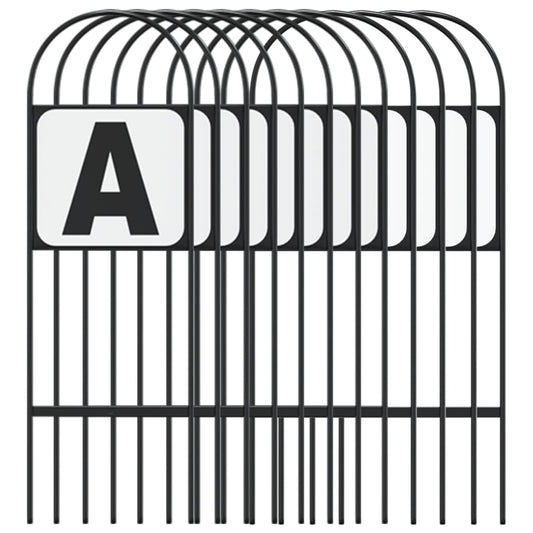 Dressuurletters 12 st staal