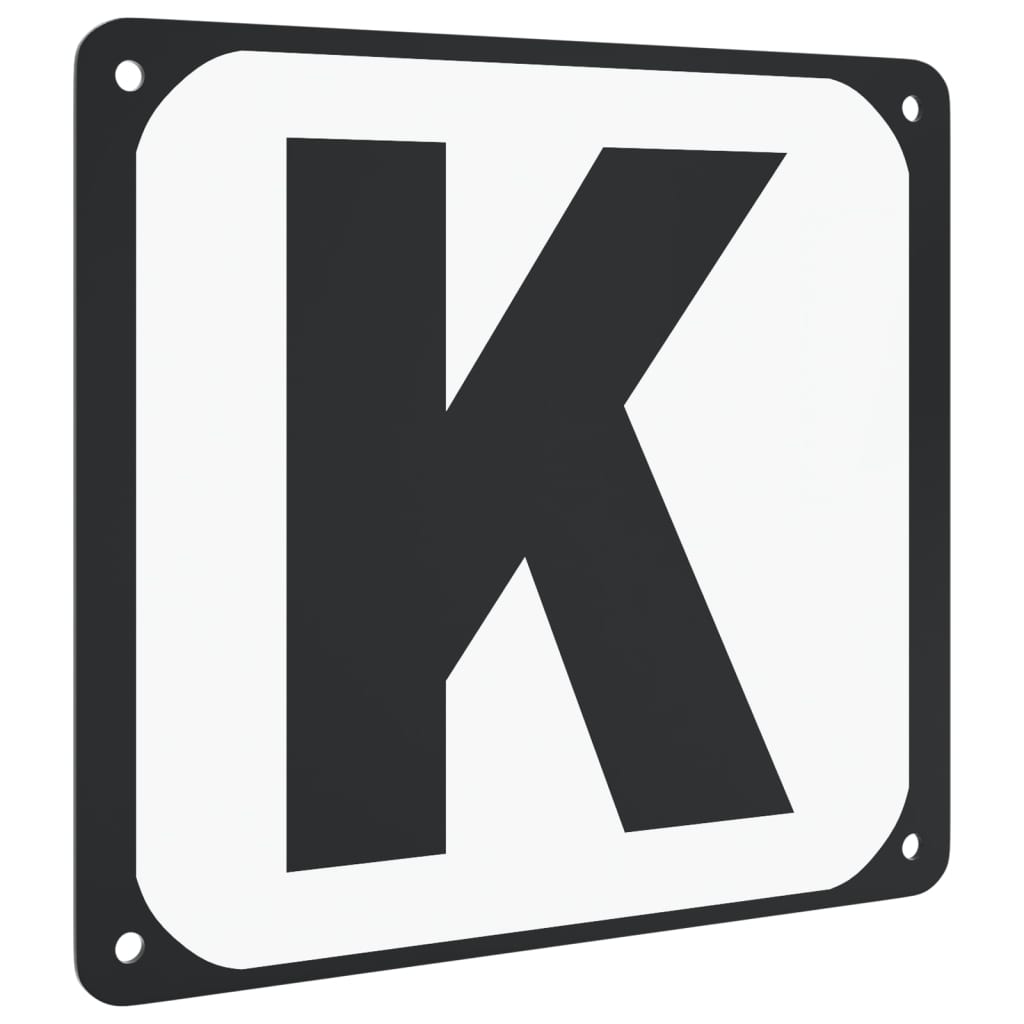 Dressuurletters 12 st staal