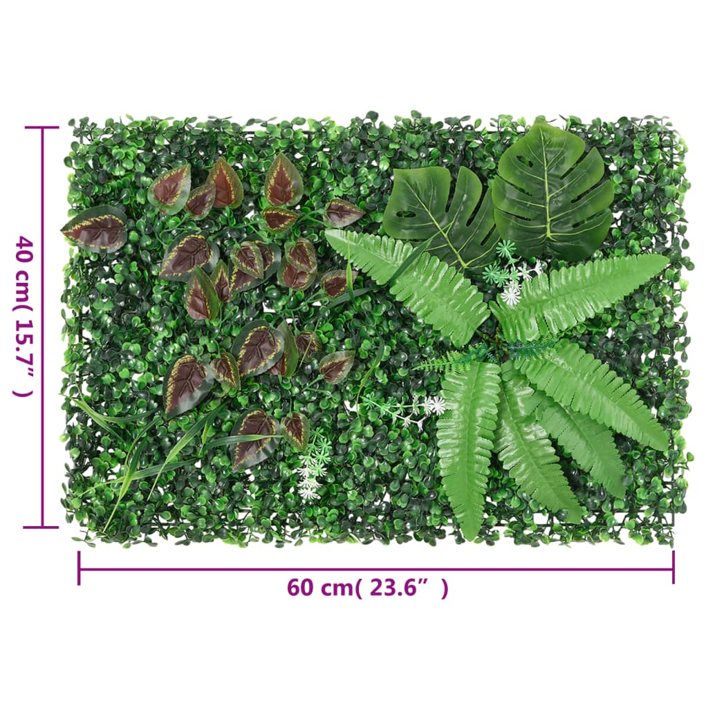 Hek Met Kunstplanten 40X60 Cm Groen