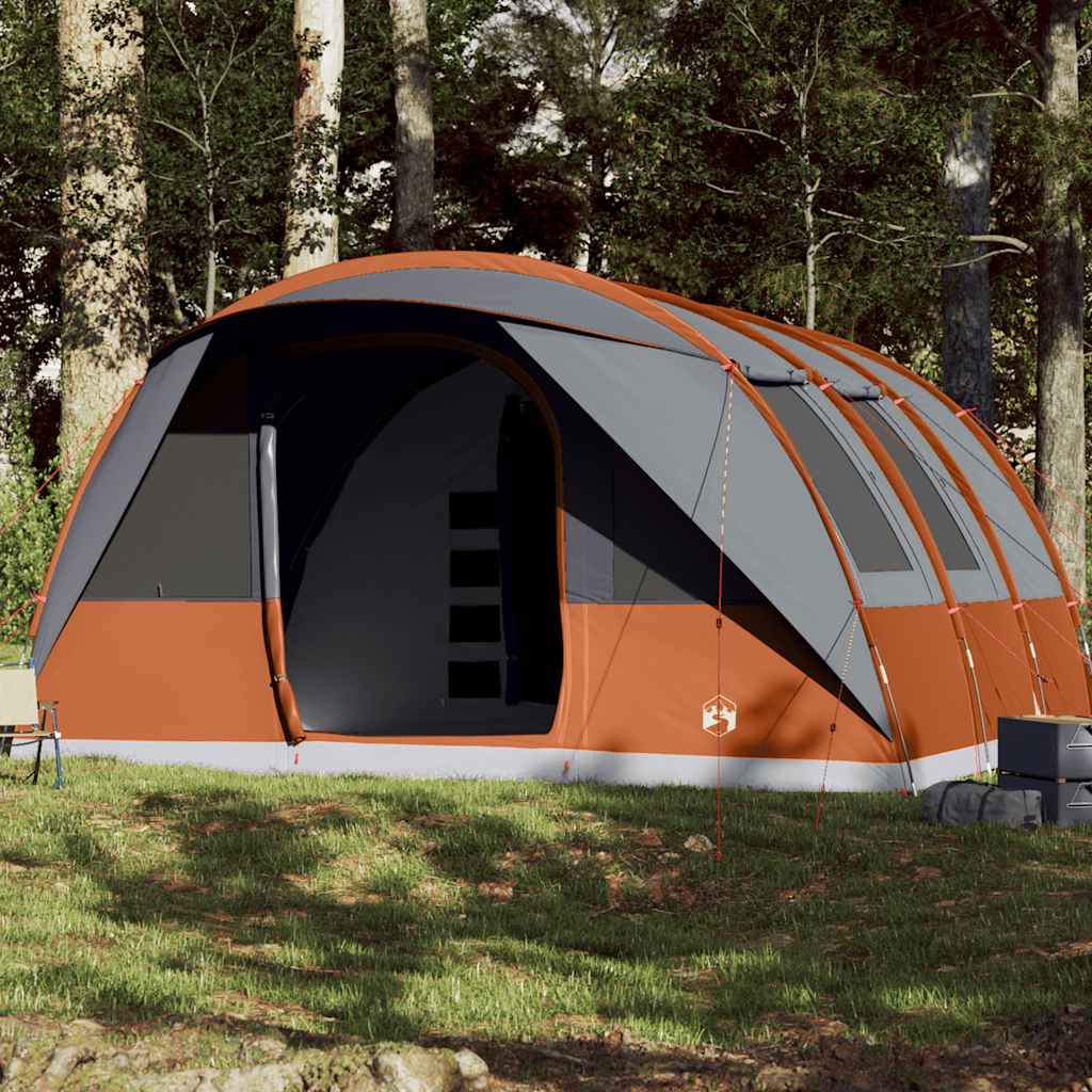 Tunneltent Waterdicht Grijs En Oranje