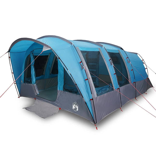 Tunneltent voor gezin 8-persoons waterdicht blauw