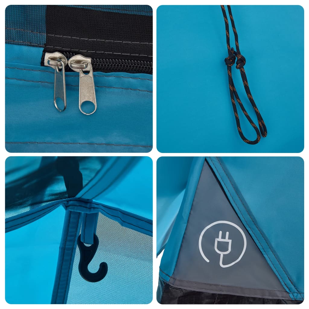 Koepeltent 3-Persoons Snelontgrendeling Blauw