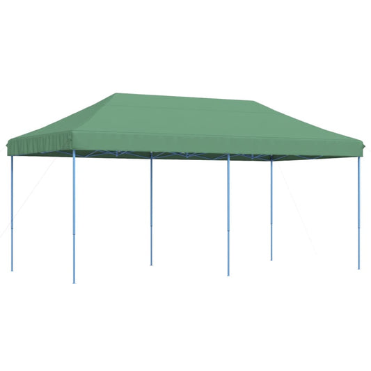 Partytent Inklapbaar Pop-Up 580X292X315 Cm Bruin Groen