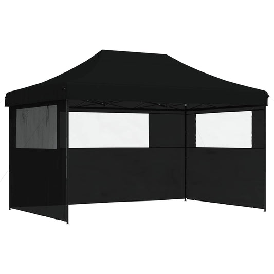 Partytent Inklapbaar Pop-Up Zwart