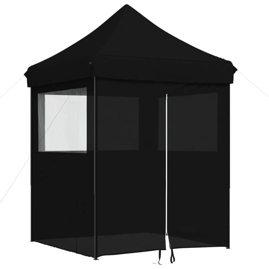 Partytent Inklapbaar Pop-Up Zwart