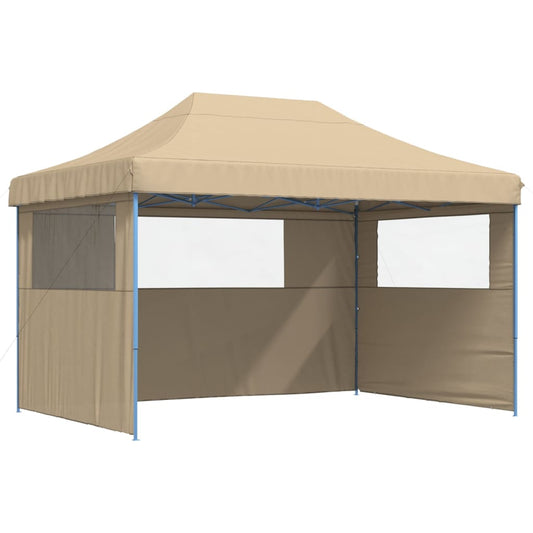 Partytent Inklapbaar Pop-Up Beige