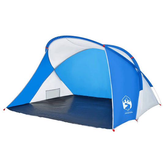 Strandtent 2-persoons pop-up waterdicht azuurblauw