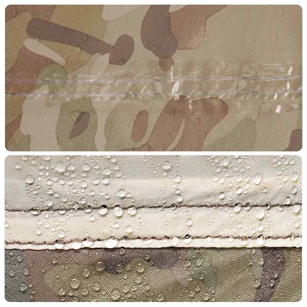 Tent 4-persoons snelontgrendeling camouflage