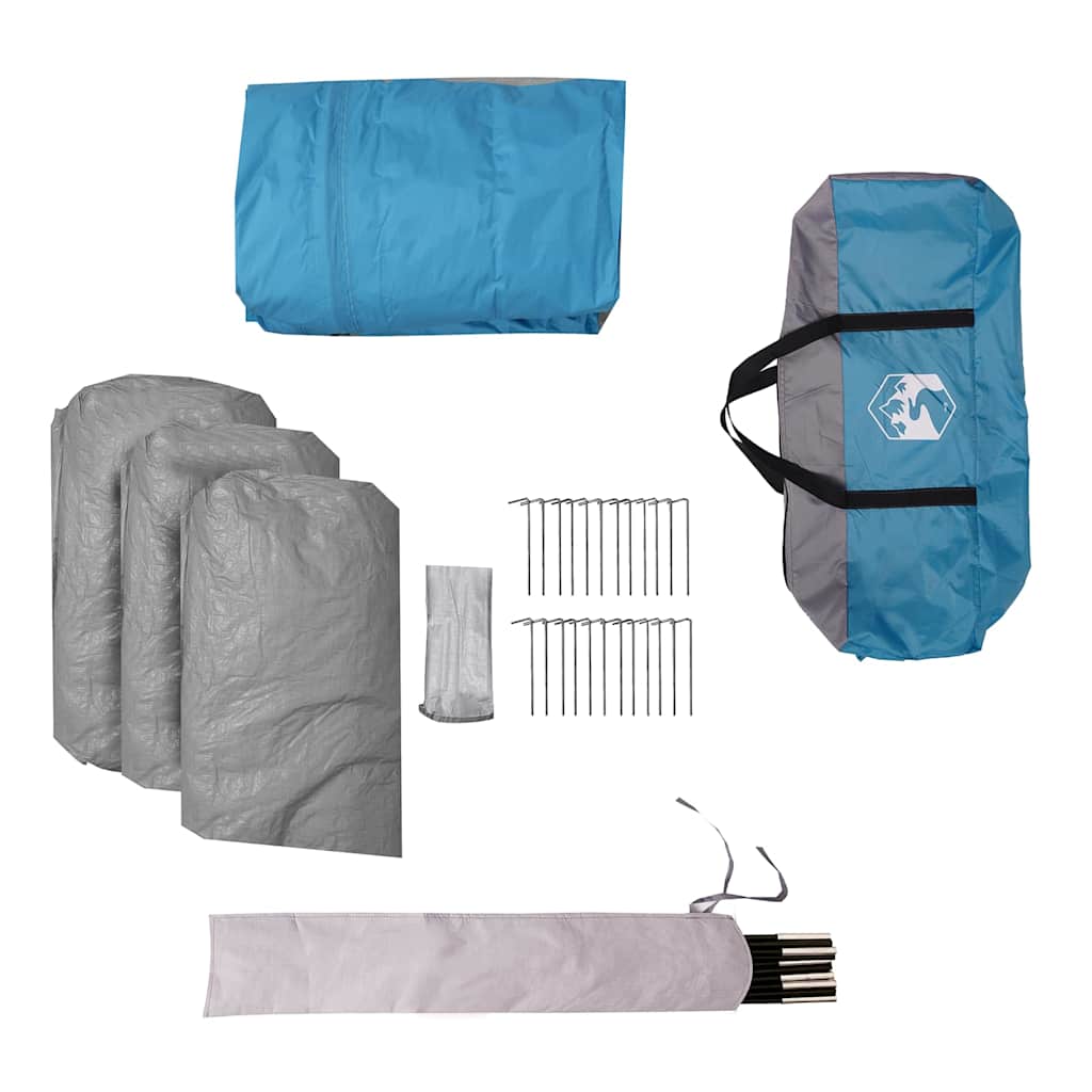 Koepeltent 6-Persoons Waterdicht Blauw