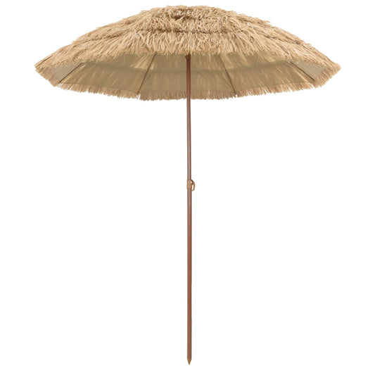 Strandparasol Naturel 255 X 255 X 255 Cm Polyester En Staal