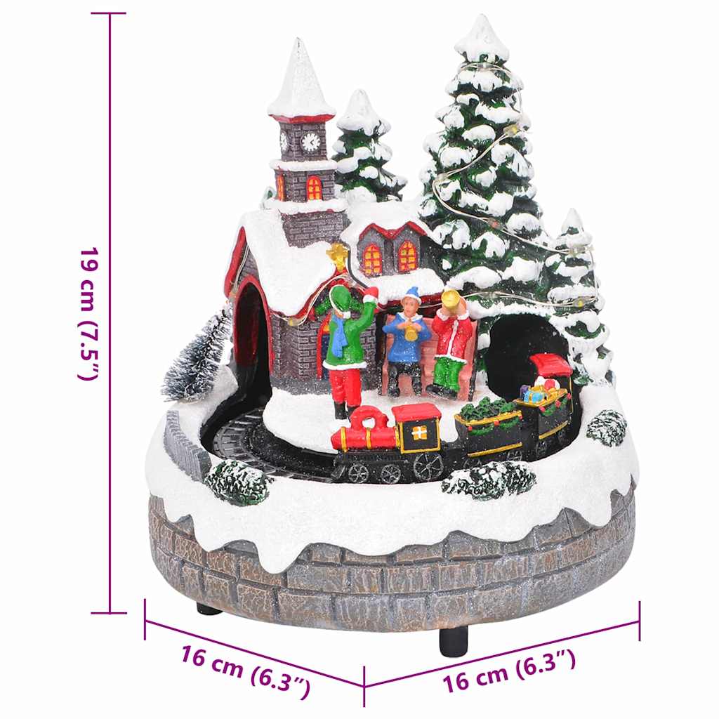 Kerst Tafelopstelling Multikleur 16 x 16 x 19 cm Kunststof