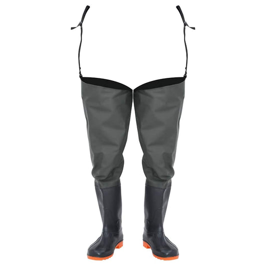 Visserslaarzen maat 45 donkergroen