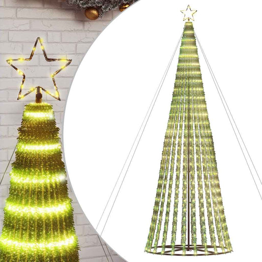 LED-kerstboom 1028 LEDs warm wit 403 cm
