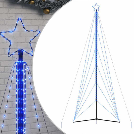 LED-kerstboom 861 LEDs 478 cm blauw