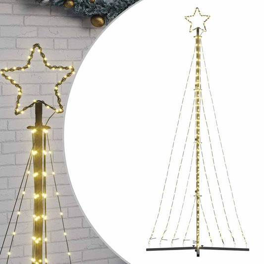 LED-kerstboom 447 LEDs warm wit 250 cm