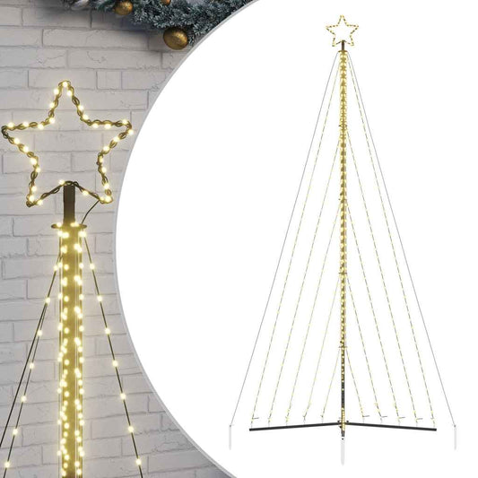 LED-kerstboom 570 LEDs warm wit 399 cm