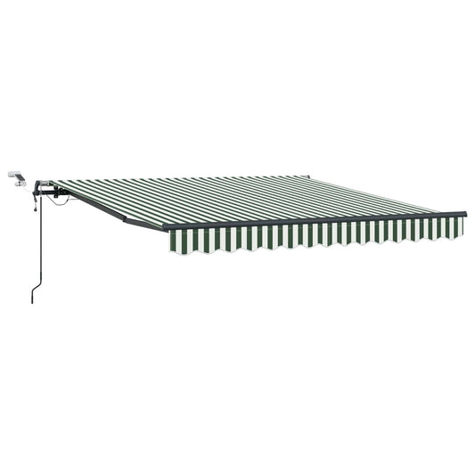 Luifeldoek Met Polyester Groen En Wit