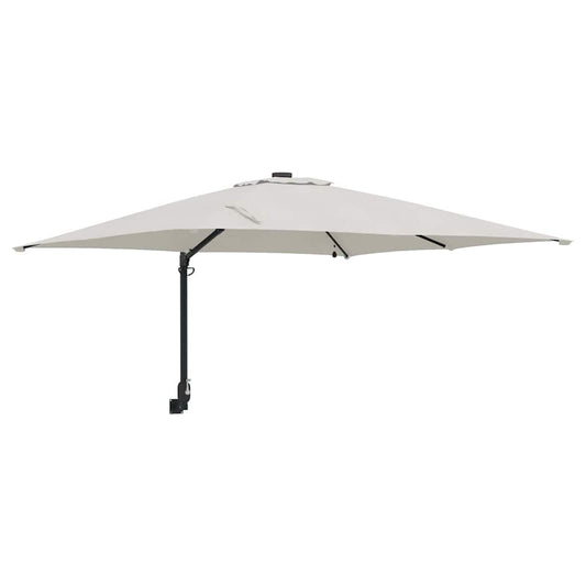Tuinparasol 248,5 X 247,5 X 160 Cm Polyester En Staal