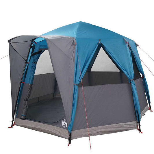 Huisje Tent met dak Blauw en Grijs 320 x 320 x 203 cm