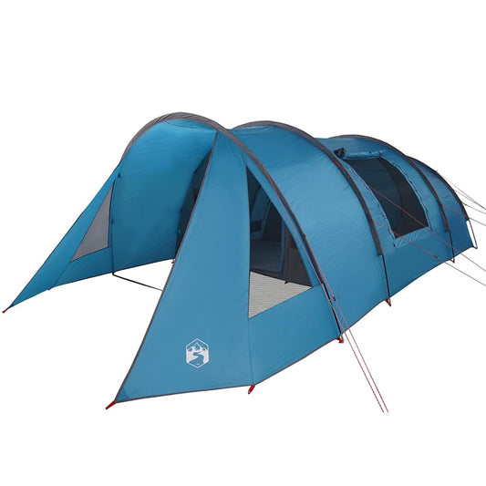 Tunneltent met dak met opslag Blauw en Grijs 778 x 356 x 210 cm