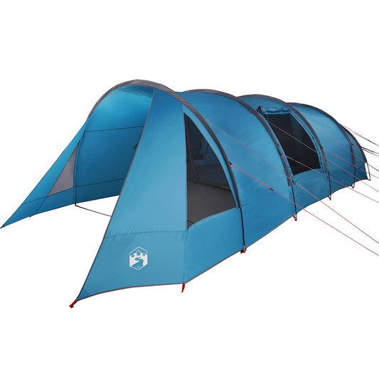 Tunneltent met dak met opslag Blauw en Grijs 778 x 356 x 210 cm