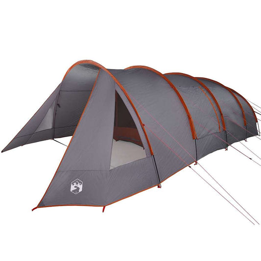 Tunneltent met dak Grijs en Oranje 778 x 356 x 210 cm