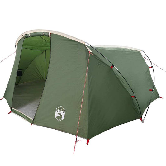 Tunneltent met dak met opslag Groen en Wit 318 x 275 x 140 cm
