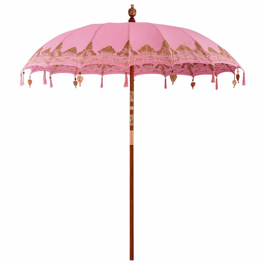 Balinese Parasol Roze 215 x 215 x 260 cm